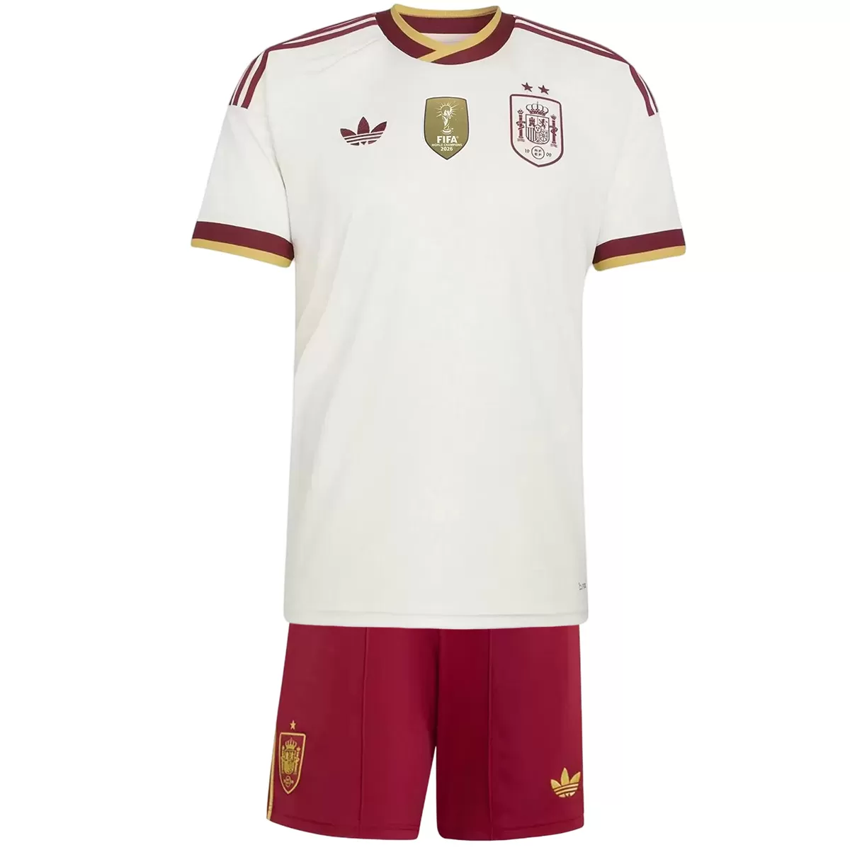 2026 World Cup Spain Star Player Away Kids' Soccer Jersey with Socks (Two stars) 1:1 Thai Quality