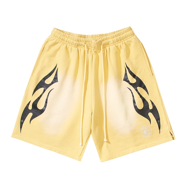 Hellstar Shorts  # 777 yellow