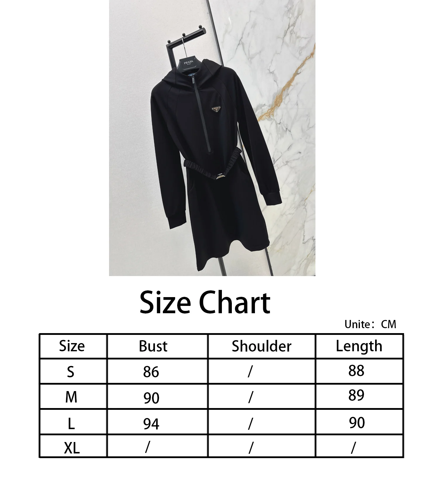 Pra NEW hooded dress