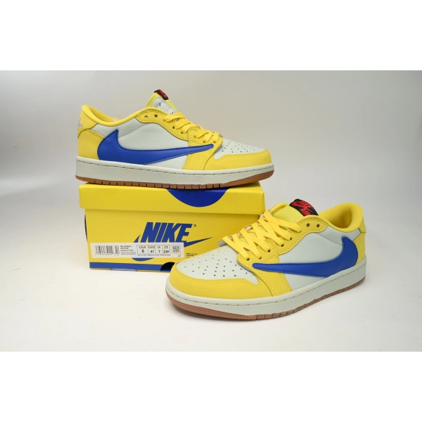 Travis Scott x Air Jordan 1 Low OG 'Canary' DZ4137-700