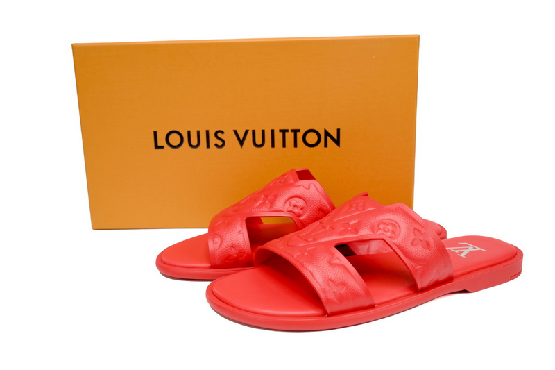 Pkkicks God Batch RED LOUIS VUITTON Oasis Red Embossing