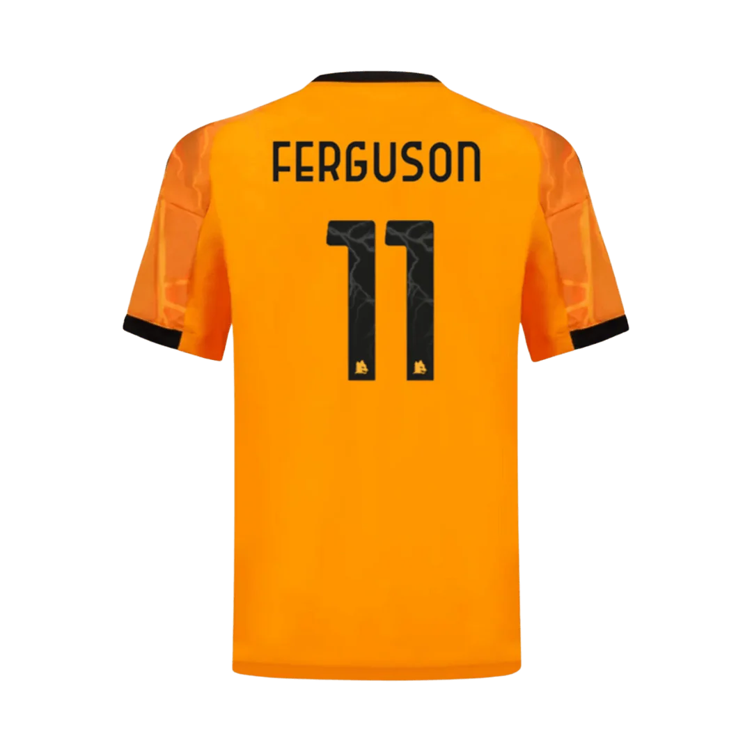 Ferguson #11 Roma Away Soccer Jersey 2025/26