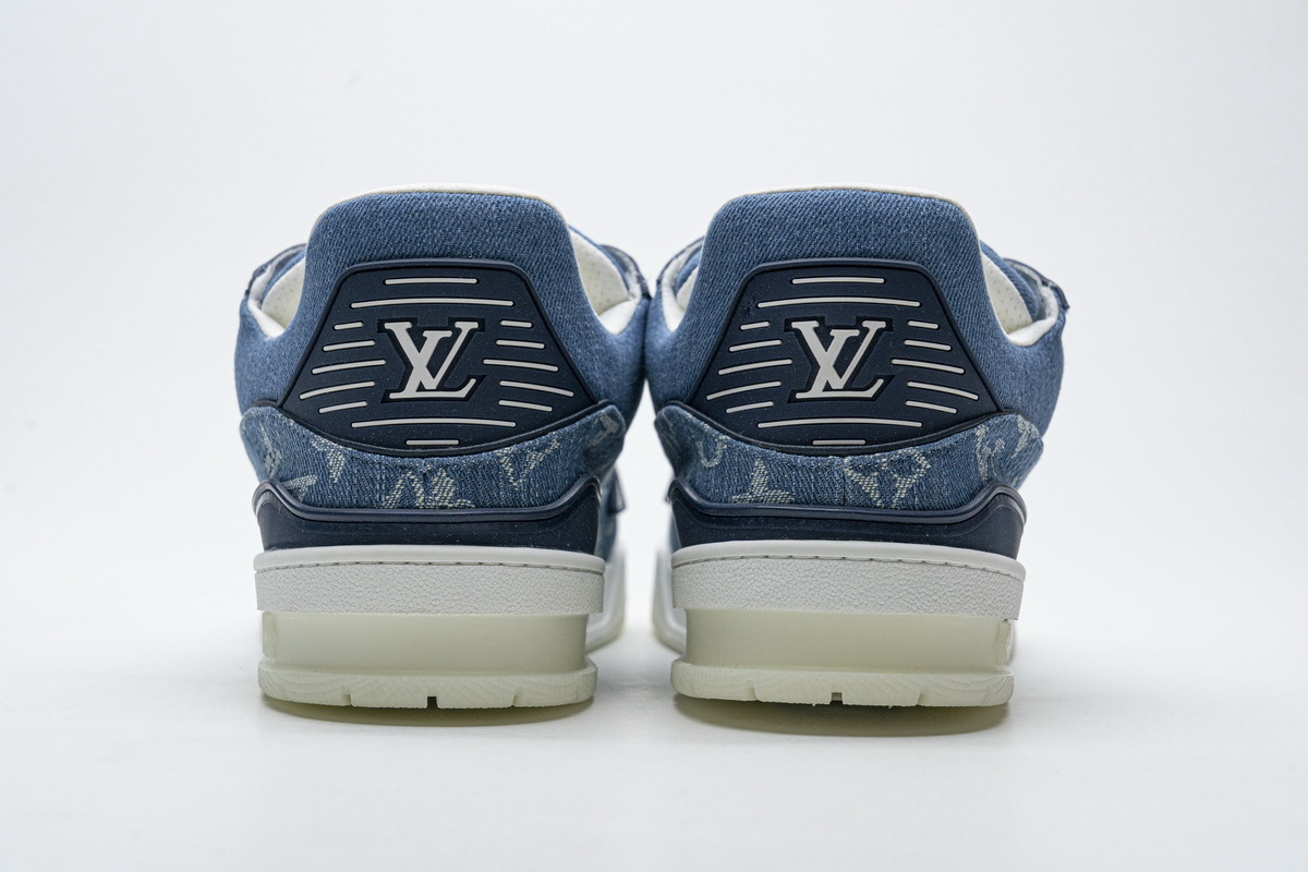 Pkkicks God Batch LOUIS VUITTON 20ss Trainer Blue Denim