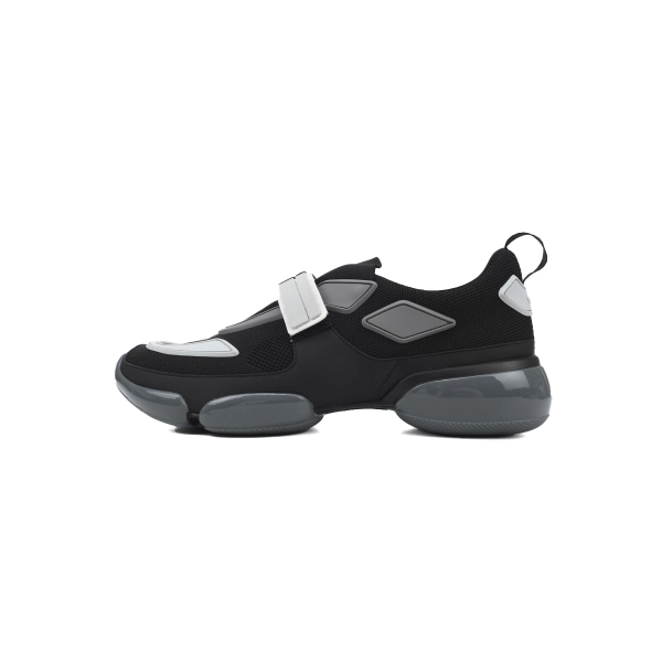 Prada Cloudbust Velcro sneakers Black and White
