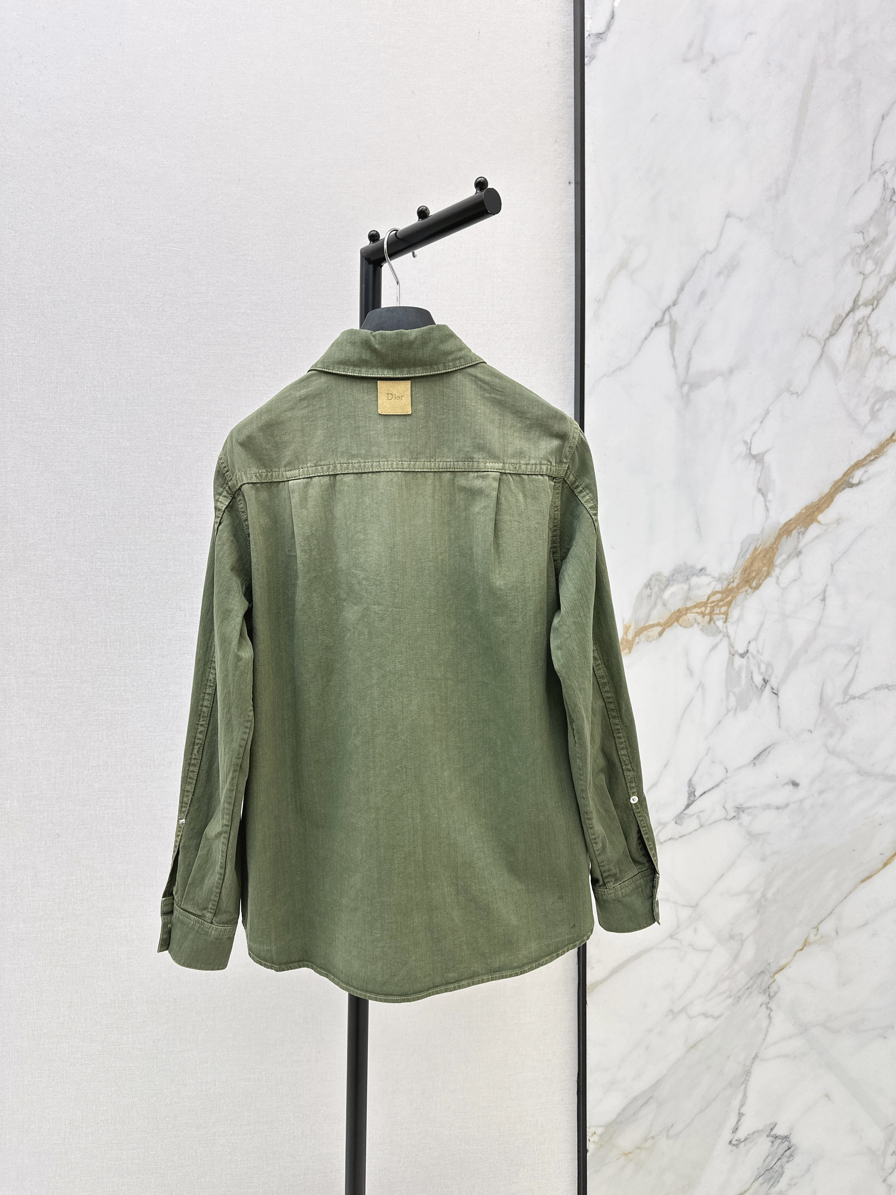 CD New Distressed denim shirt