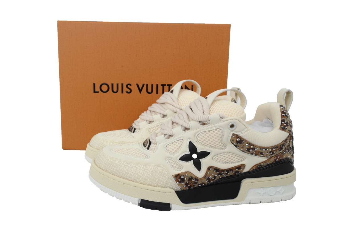 Pkkicks God Batch LOUIS VUITTON White Coffee Diamond