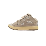 Lanvin Leather Curb White Brown