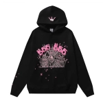 Sp5der Angel Number Hoodie & Sweatpant Set Black