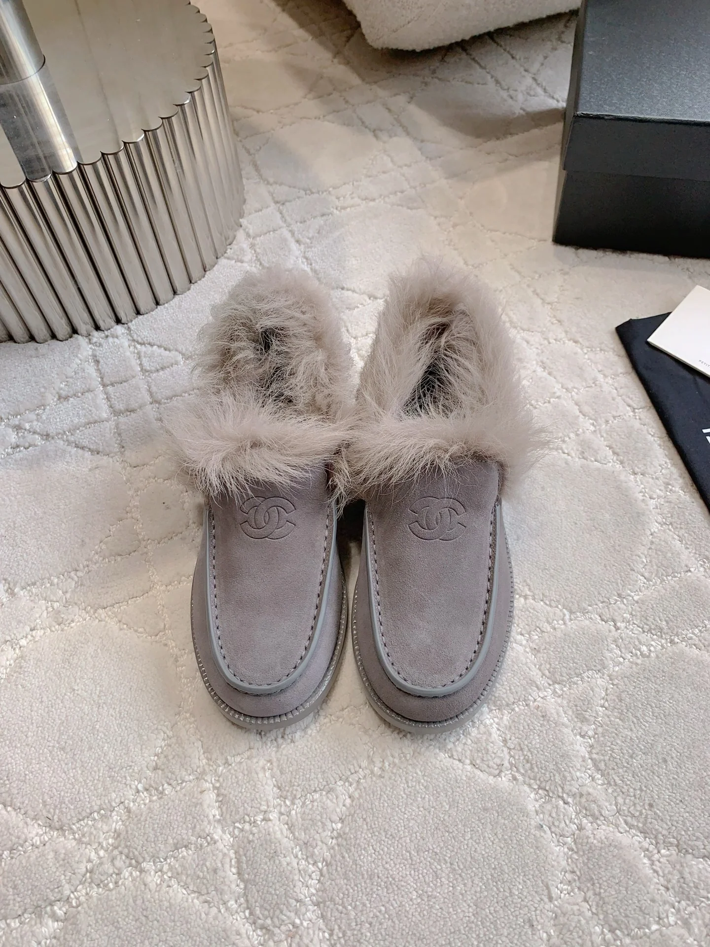 Chan New Furry Loafers
