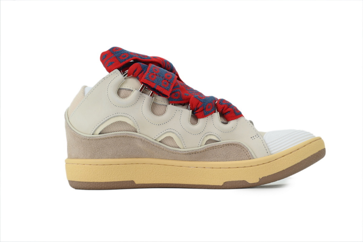 Lanvin Curb Sneakers Beige