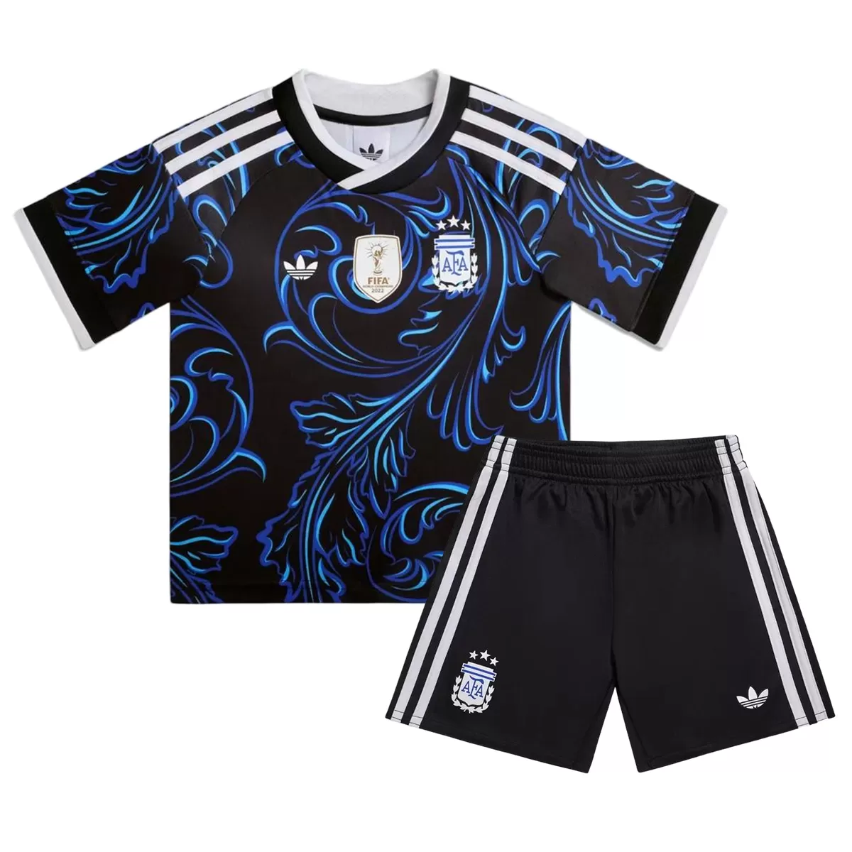 Kid's Argentina Away Jersey Kit - Jersey+Shorts 2026