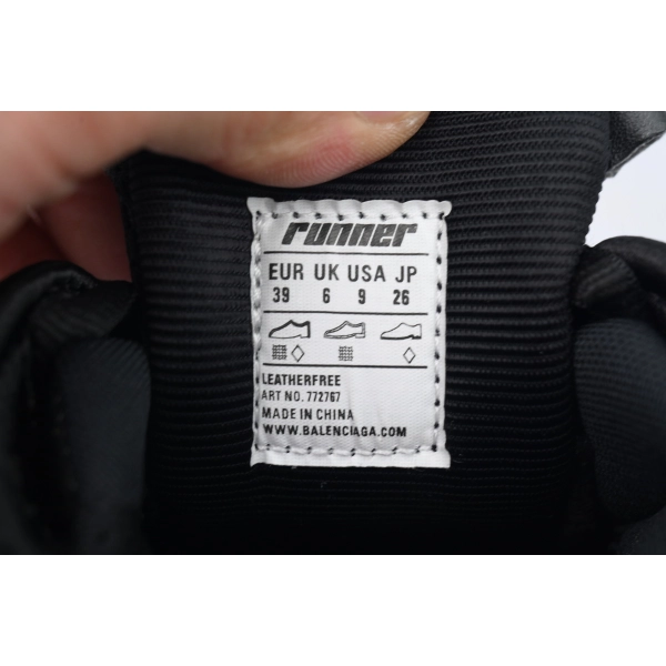 Balenciaga Runner Sneaker All Black 772767 W3RNY 0135