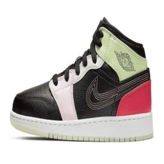 AJ1 Mid Glow In The Dark GS 2019 (AV5174-076) Grade School Size 5Y-7Y