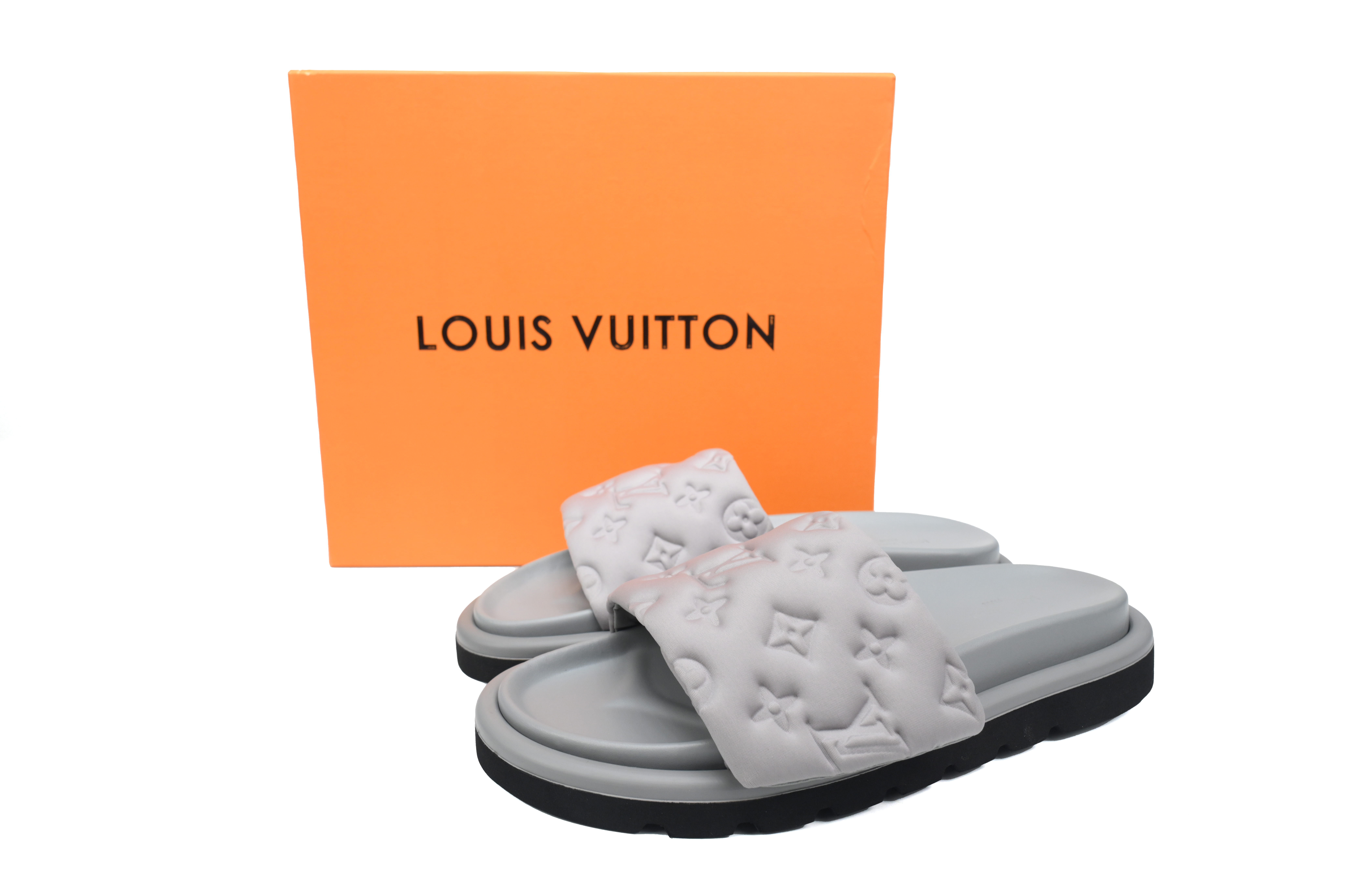Pkkicks God Batch LOUIS VUITTON Pool Pillow Comfort grey