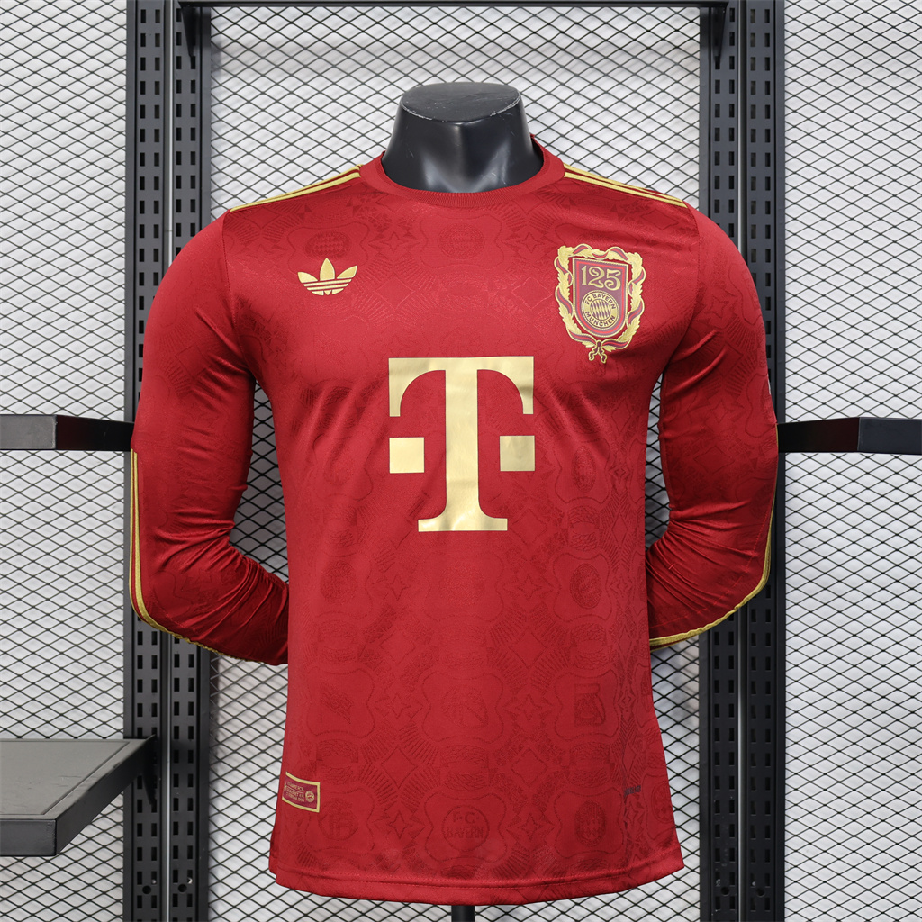 Bayern Munich 125th Anniversary Player Long Sleeve Jersey 25/26