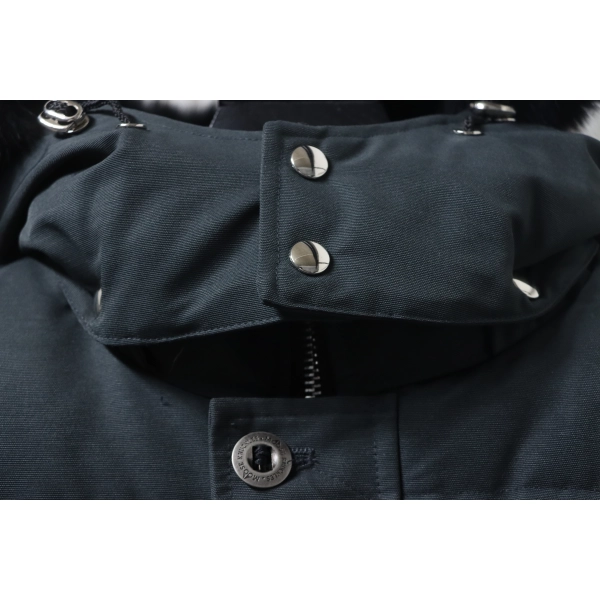 Moose Knuckles  Shearling 3Q Jacket Dark Gray