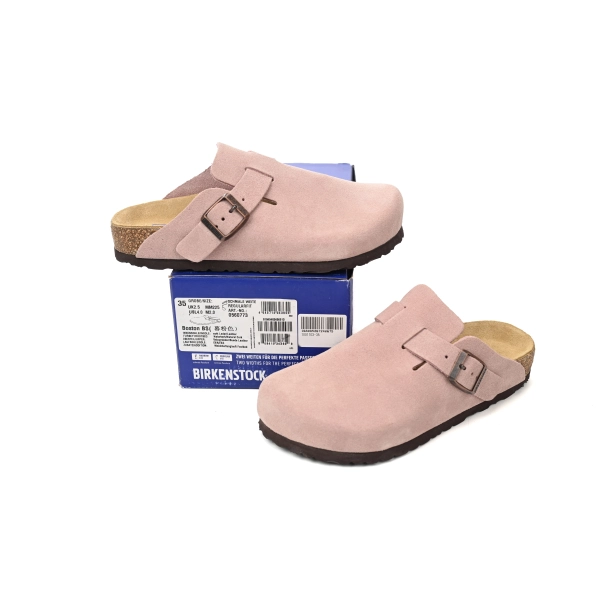 Birkenstock Boston Suede Leather Light Rose 1026171
