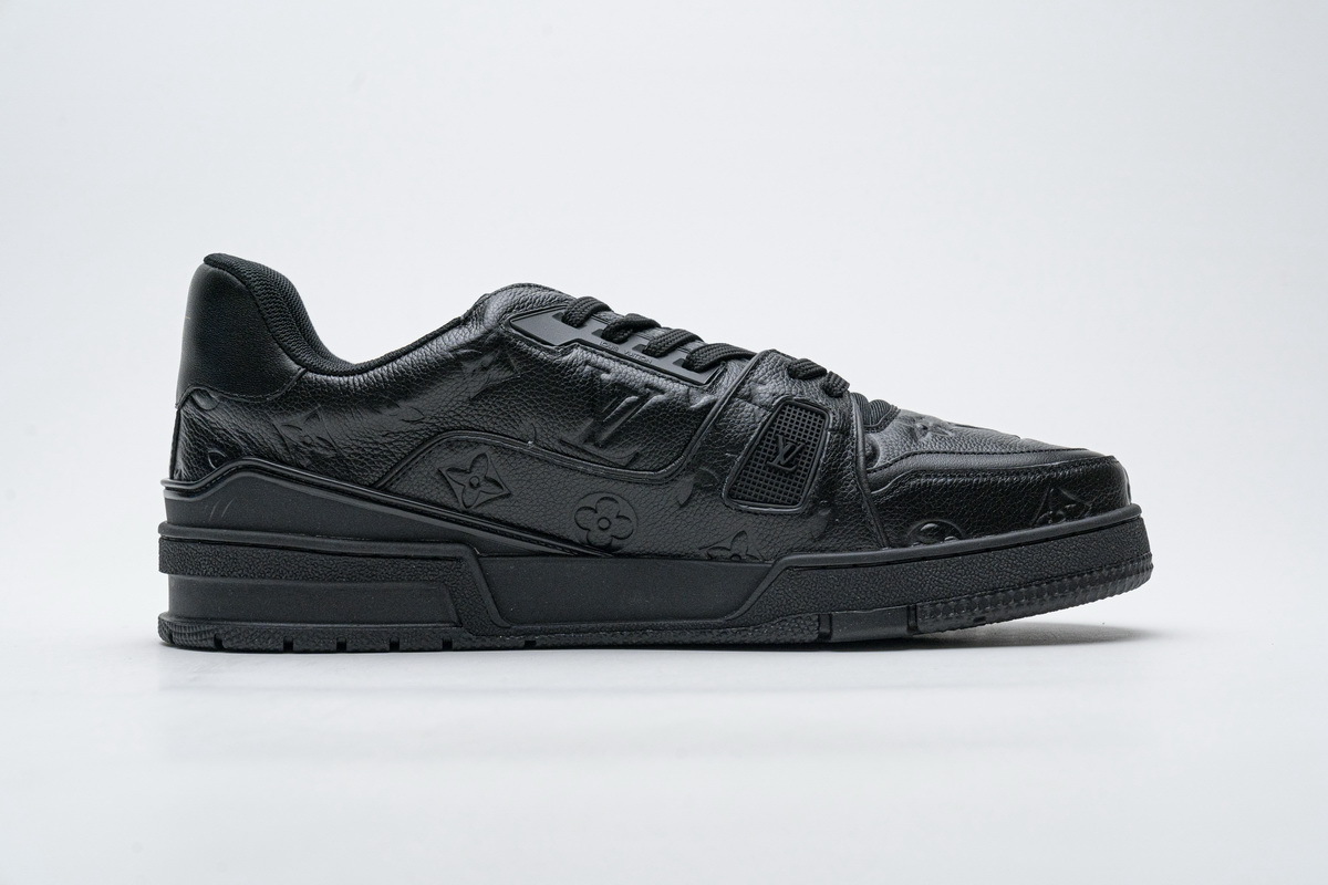 Pkkicks God Batch LOUIS VUITTON 20ss Trainer Black
