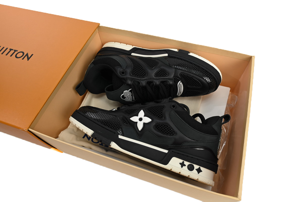Pkkicks God Batch Louis Vuitton Skate Sneaker Black 51BCOLRB