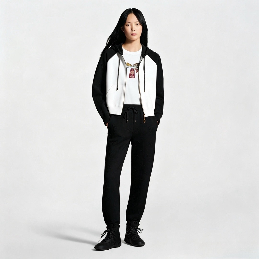 Louis New Hooded casual jacket