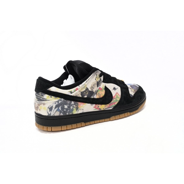 Supreme × Nike Dunk Low “Rammellzee” FD8778-001