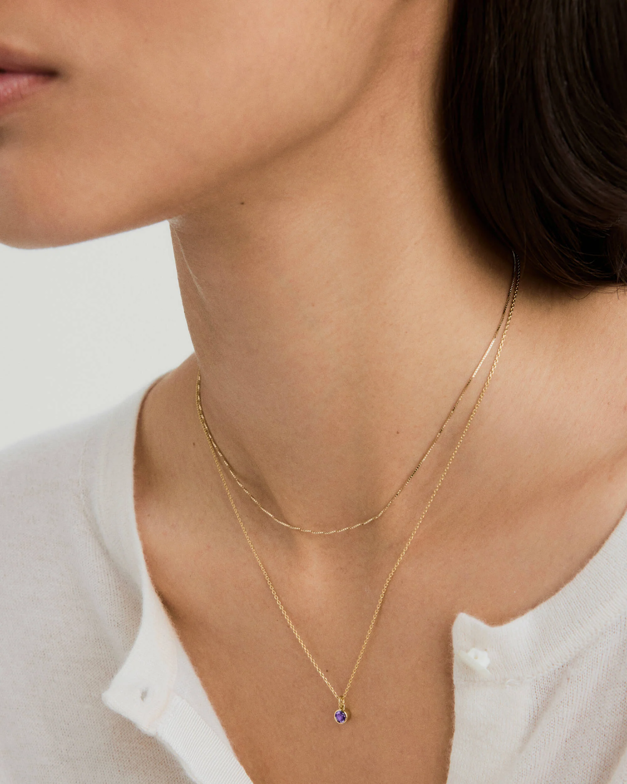 Sia Birthstone Pendant Necklace