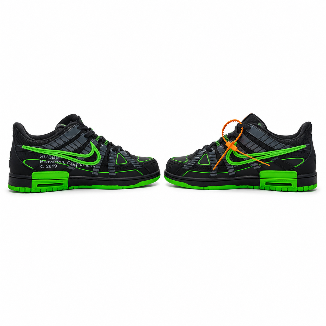Nike Air Rubber Dunk Off-White Green Strike CU6015-001