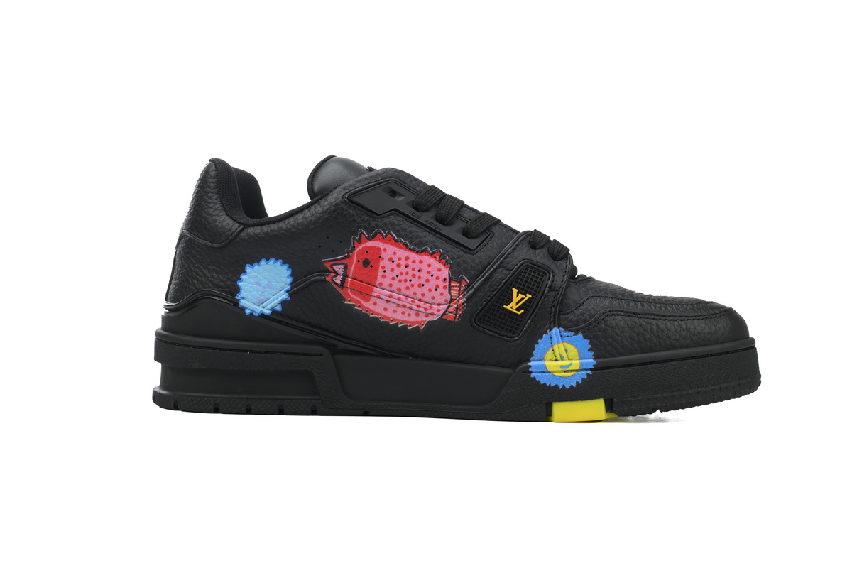 Pkkicks God Batch Yayoi Kusama x Louis Vuitton Trainer Black