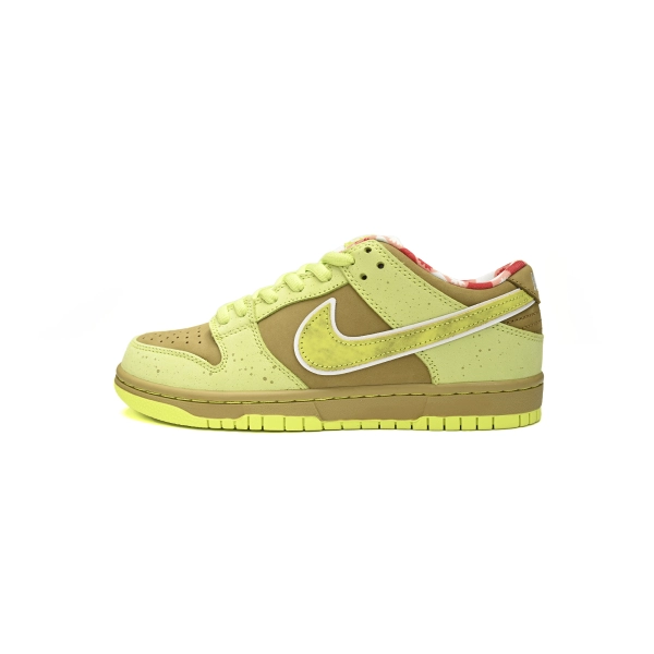 CONCEPTS × Nike Dunk SB Fluorescent Yellow Lobster BV1310-566