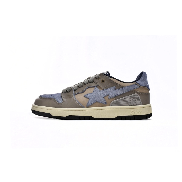 Bape Sk8 Sta Low Make old Khaki Blue 1120-291-019(BapeSta)