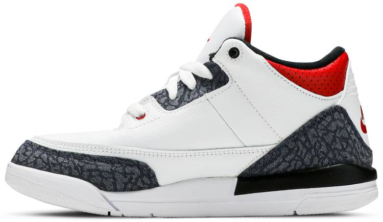 Air Jordan 3 Retro Denim SE PS 'Fire Red' DB4168-100