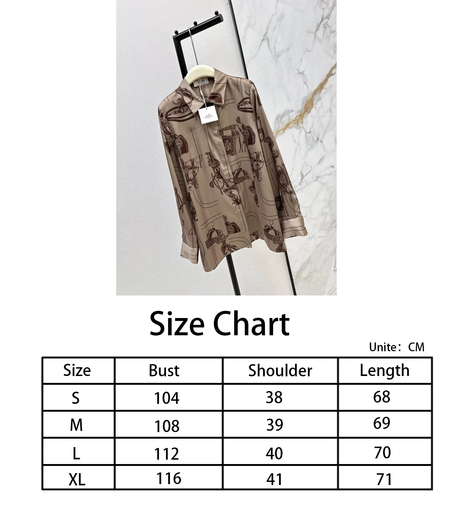 Herm NEW print silk shirts