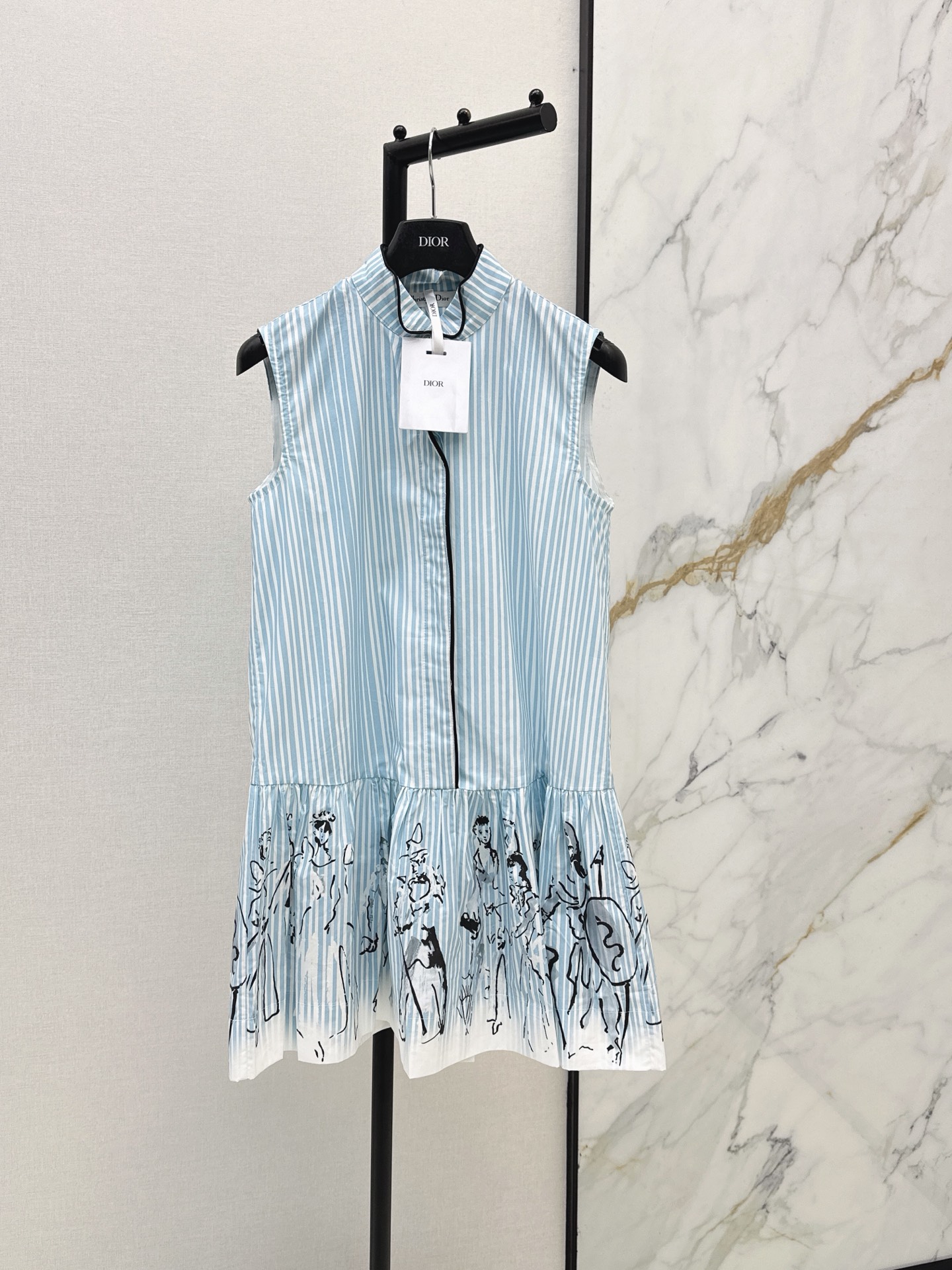 CD New Striped print dress