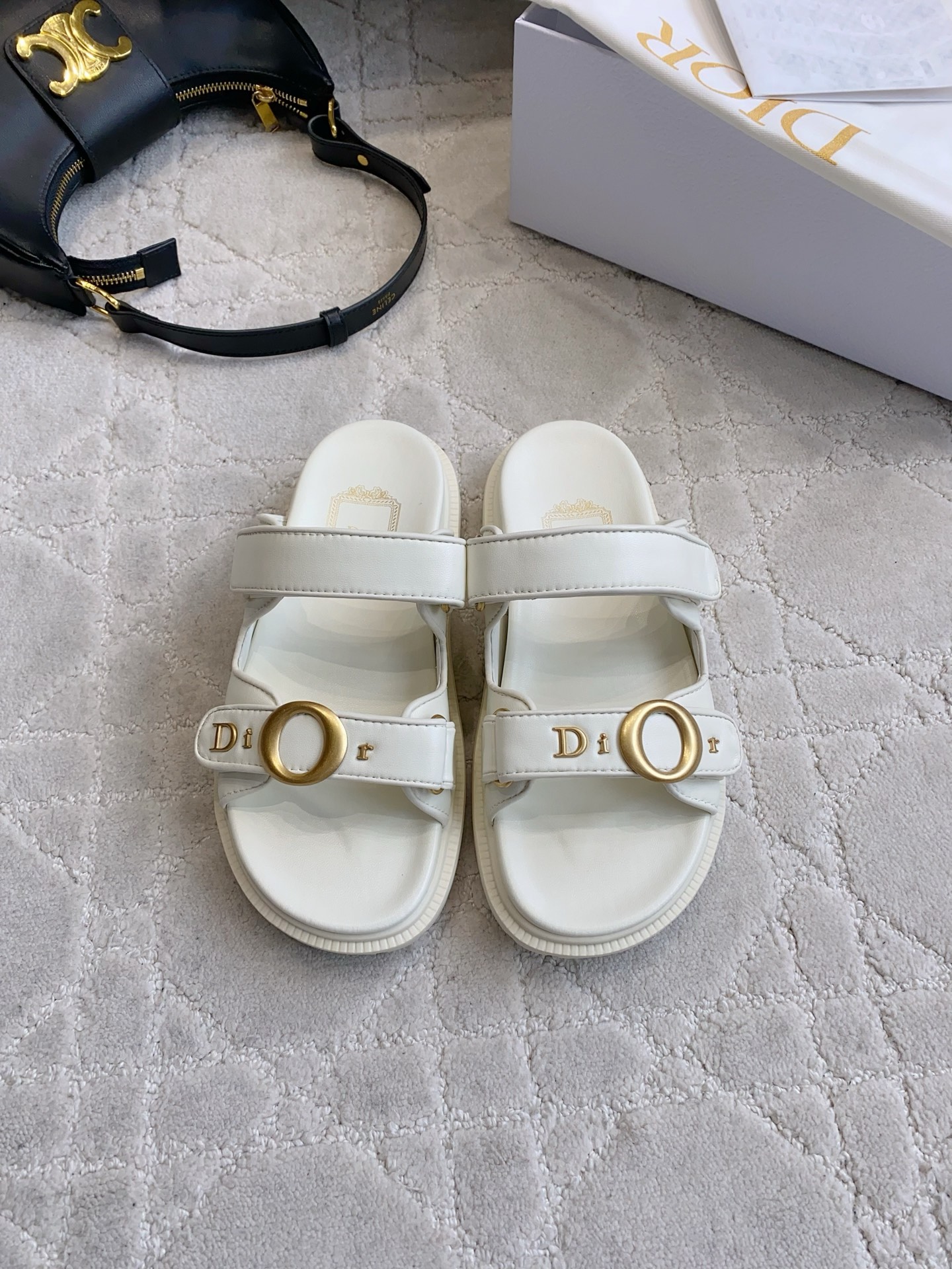 CD New Thick-soled half-insole shoes
