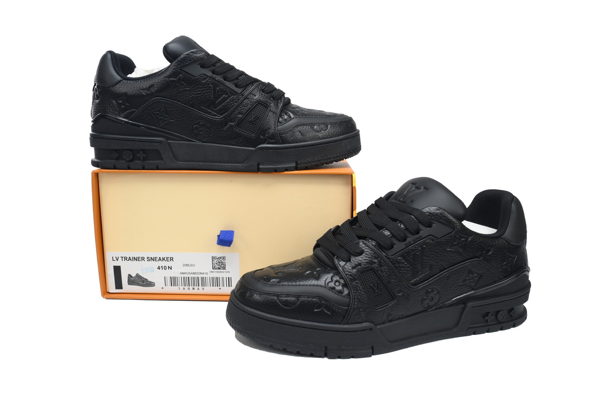 Pkkicks God Batch LOUIS VUITTON Trainer Black