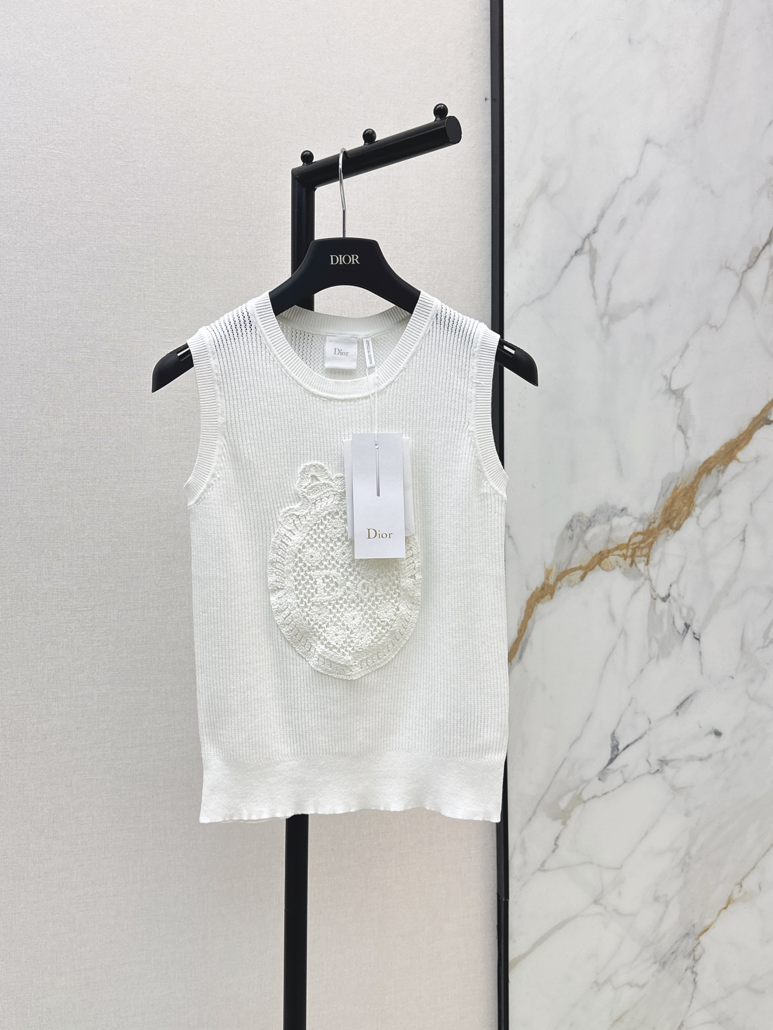 CD New Hollow-out Crochet Knit Vest