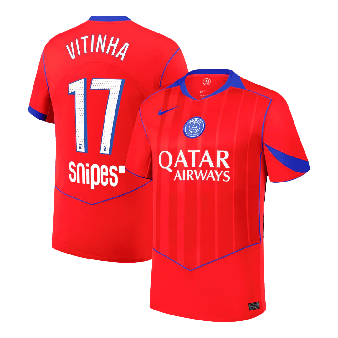 VITINHA #17 PSG Third Away Soccer Jersey 2025-26