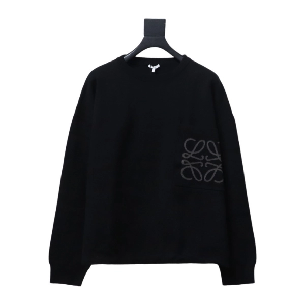 Loewe Pocket Printed Sweater 24Fw  black