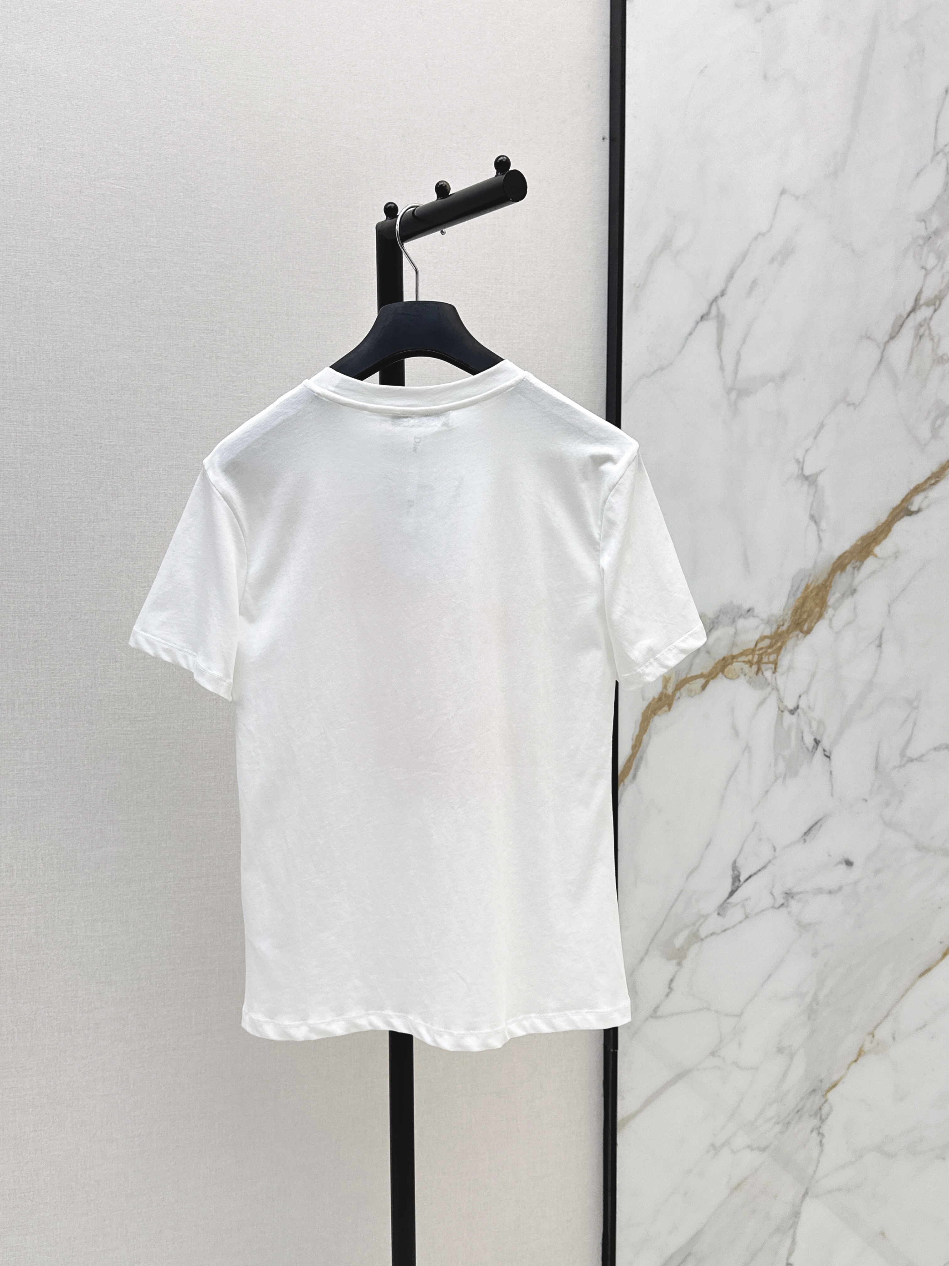 CD New Embroidered Knit T-Shirt