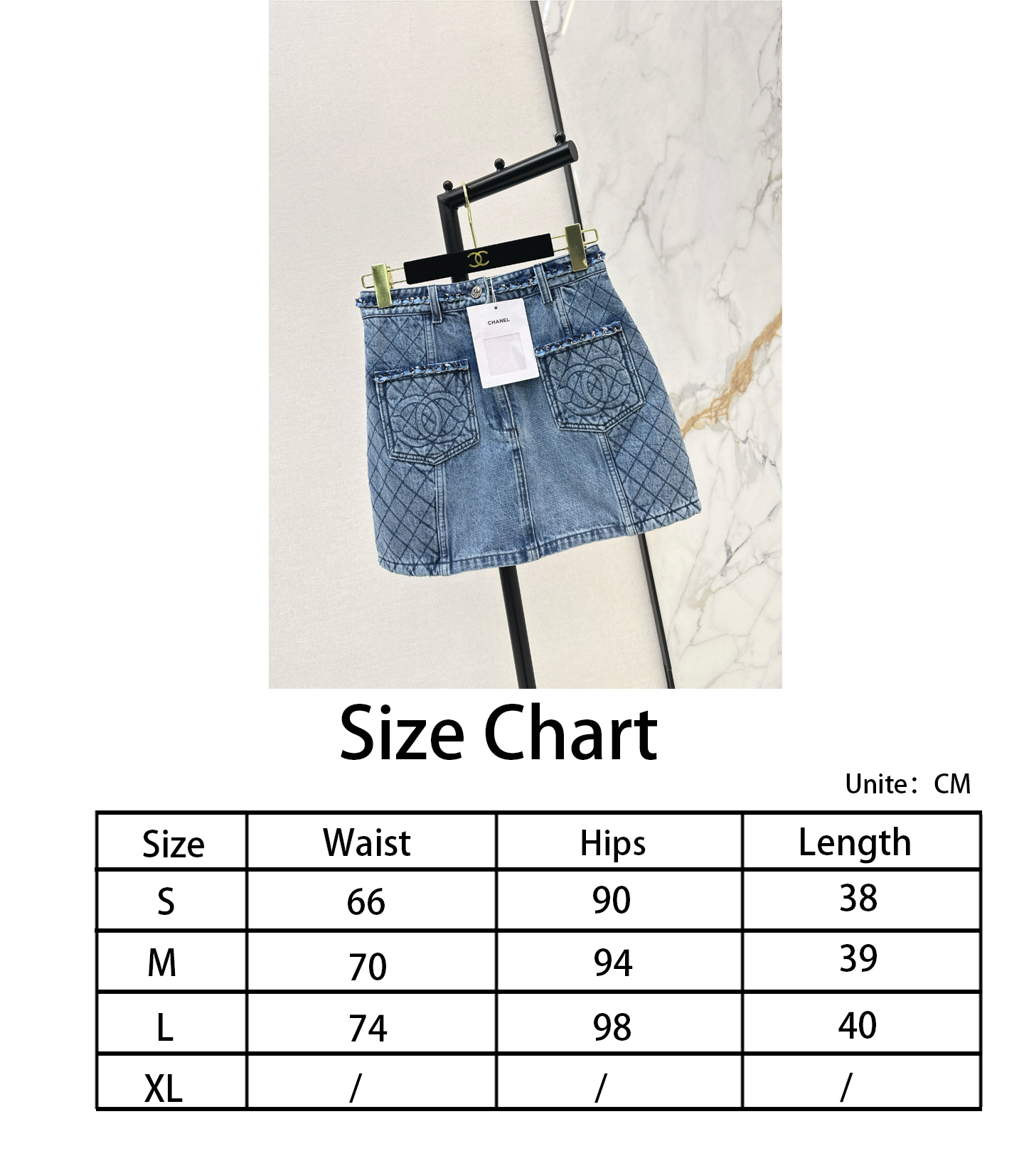 Chan NEW denim skirts