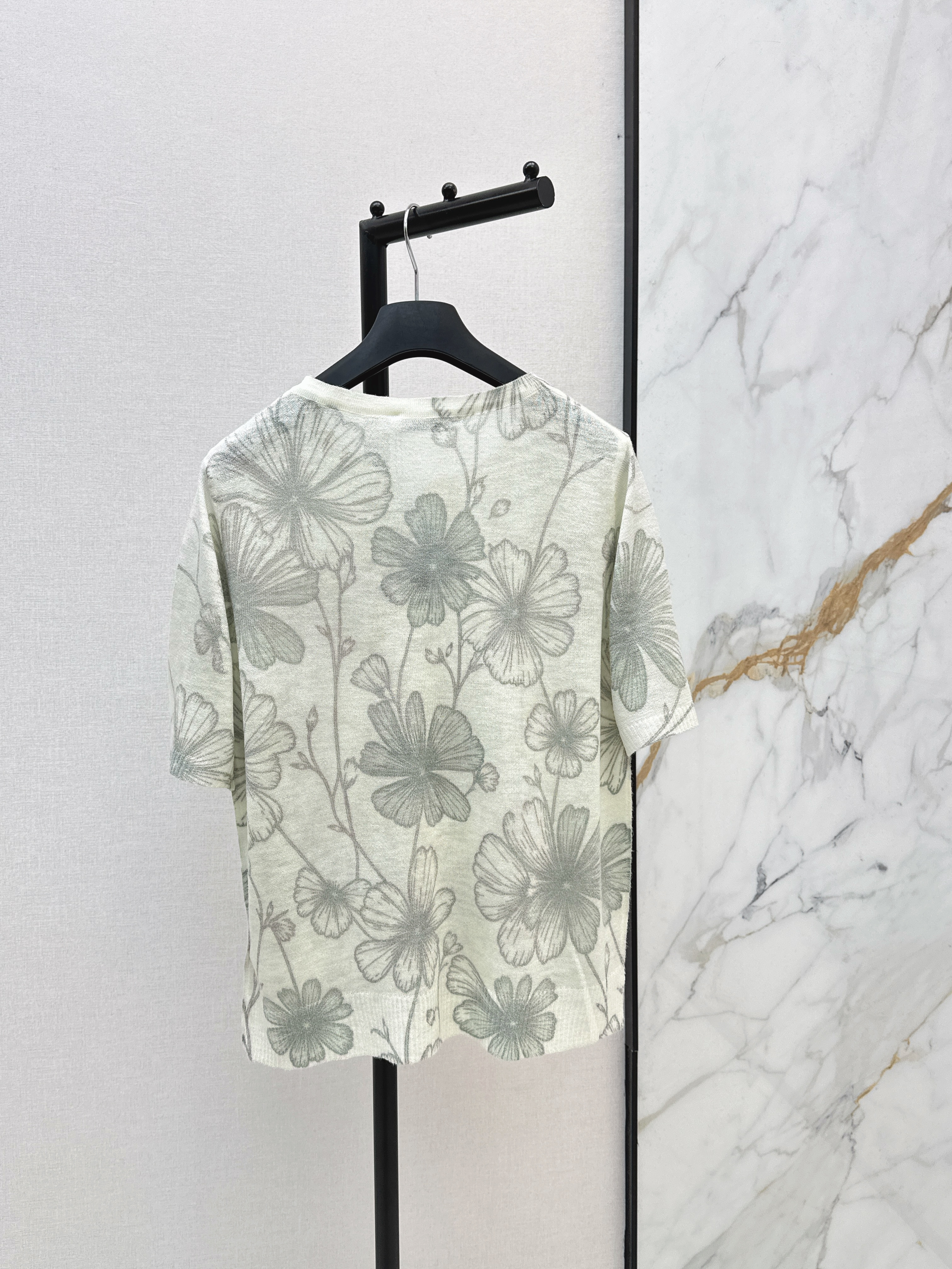 CD New Printed knit short-sleeve
