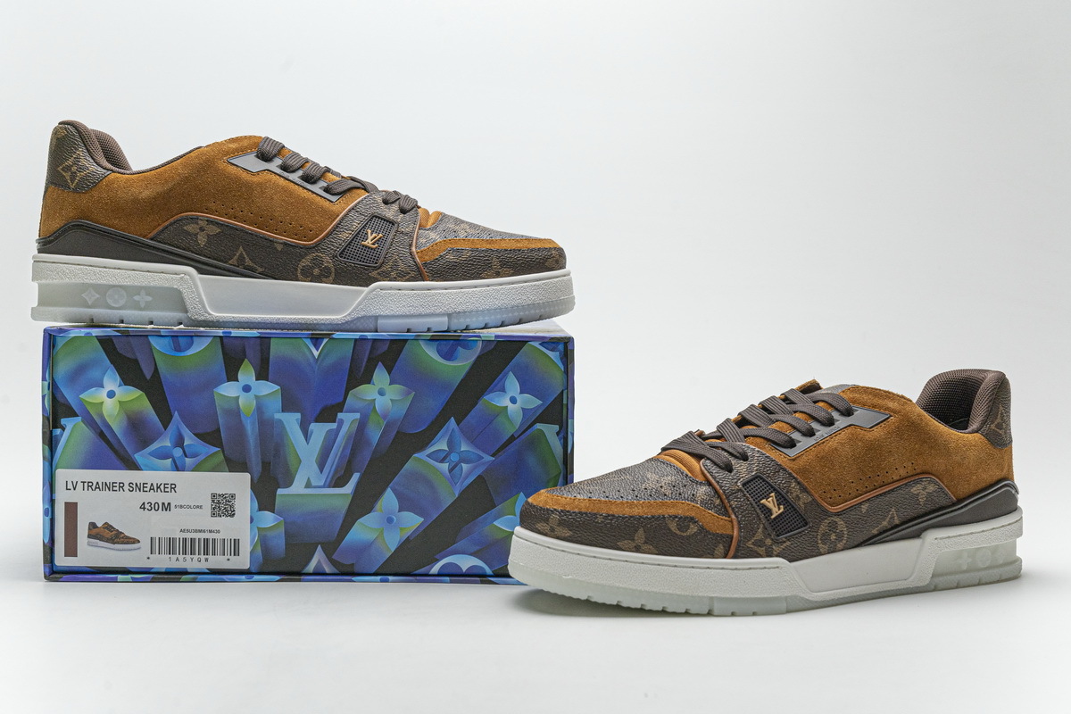 Pkkicks God Batch LOUIS VUITTON 20ss Trainer Brown