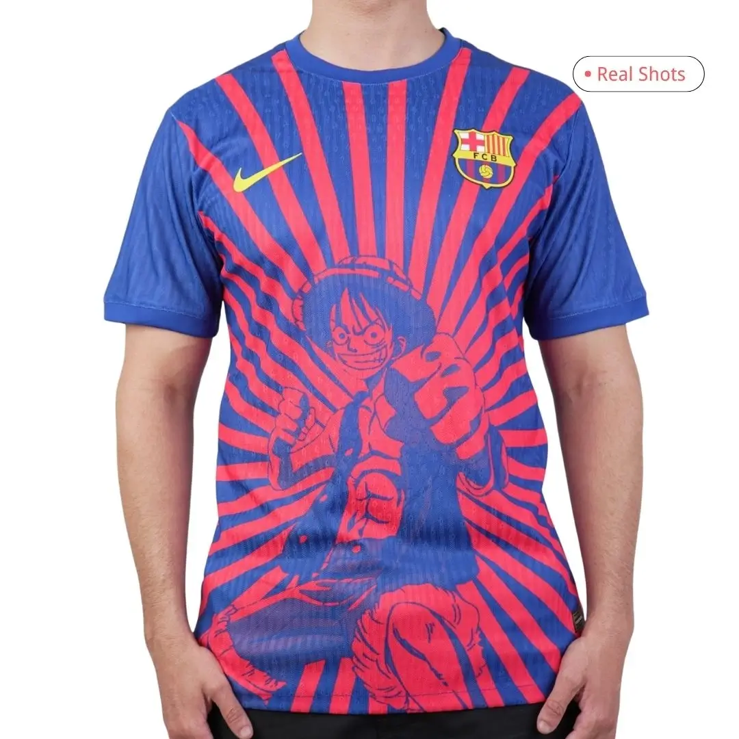 Barcelona One Piece Luffy Edition Jersey Player Version 2025/26