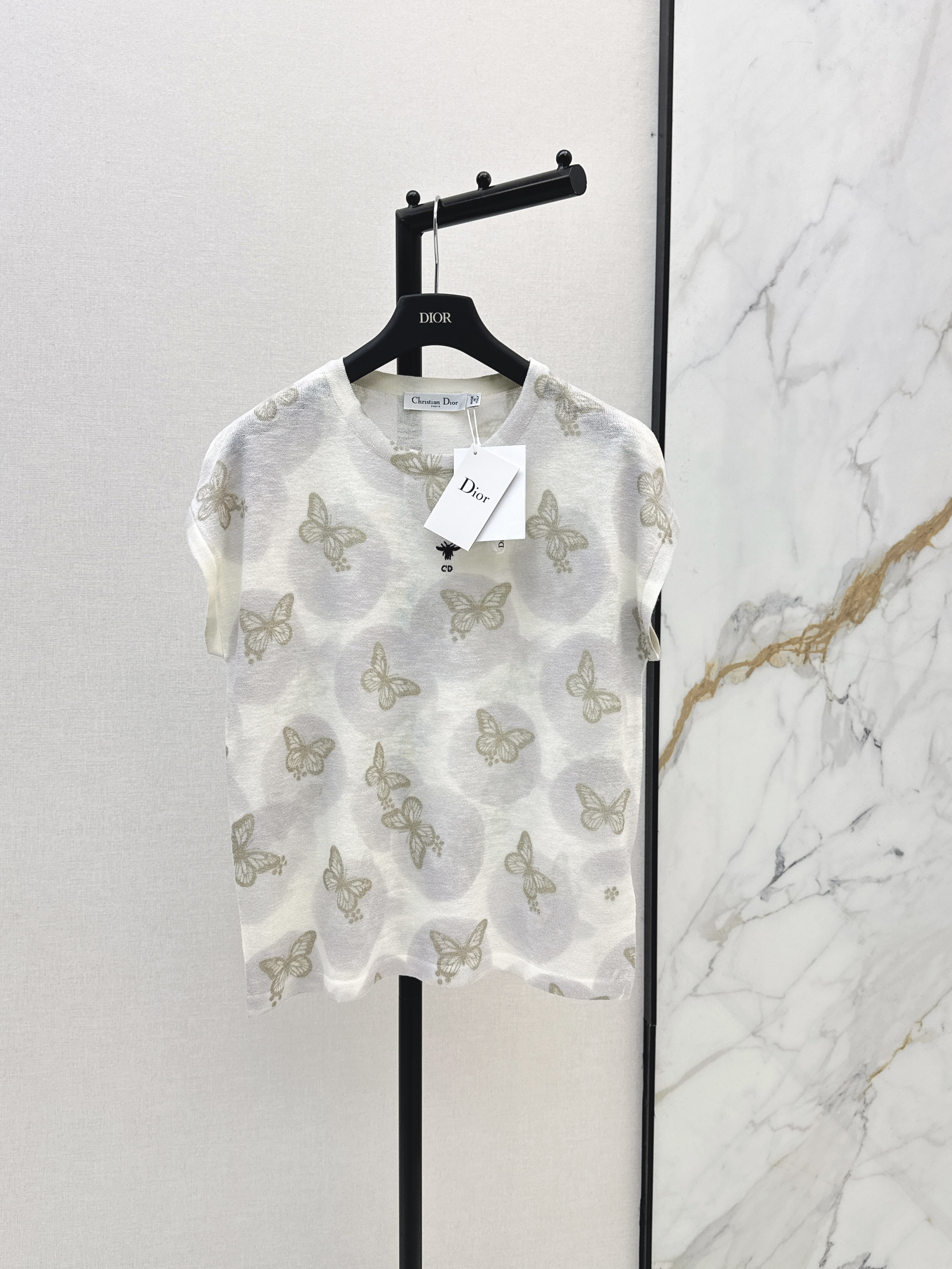 CD New Printed knit short-sleeve