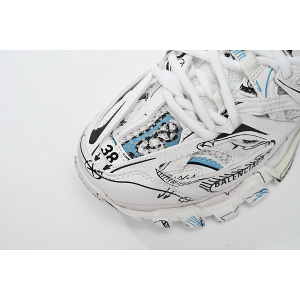 Balenciaga Track. Black Graffiti Art 542436 W3SRA 9014