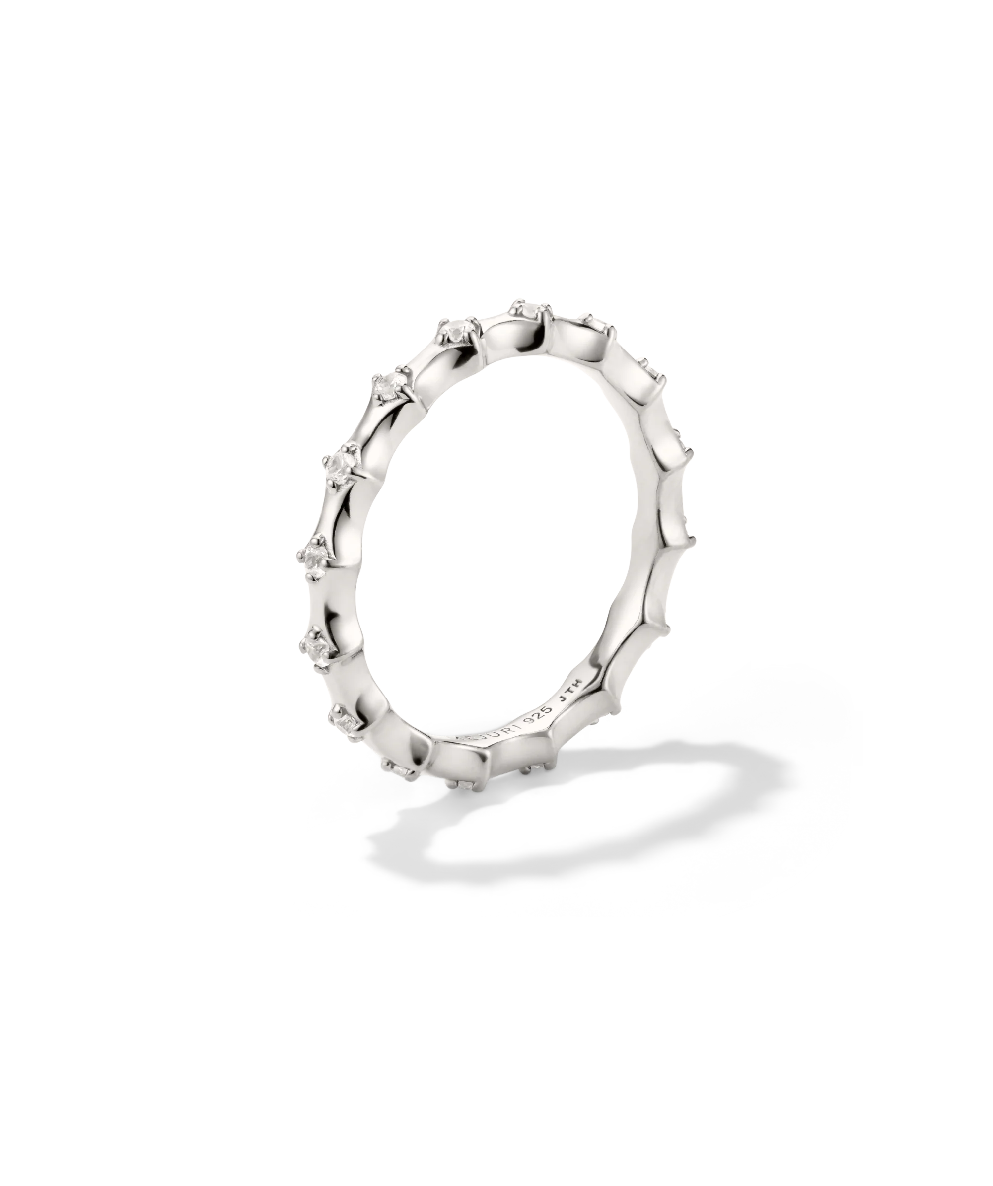 Charlotte Crest Stacker Ring