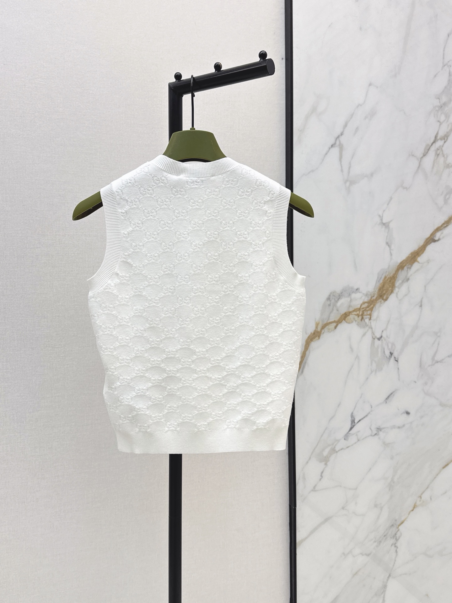 Guc New Jacquard sleeveless knitwear