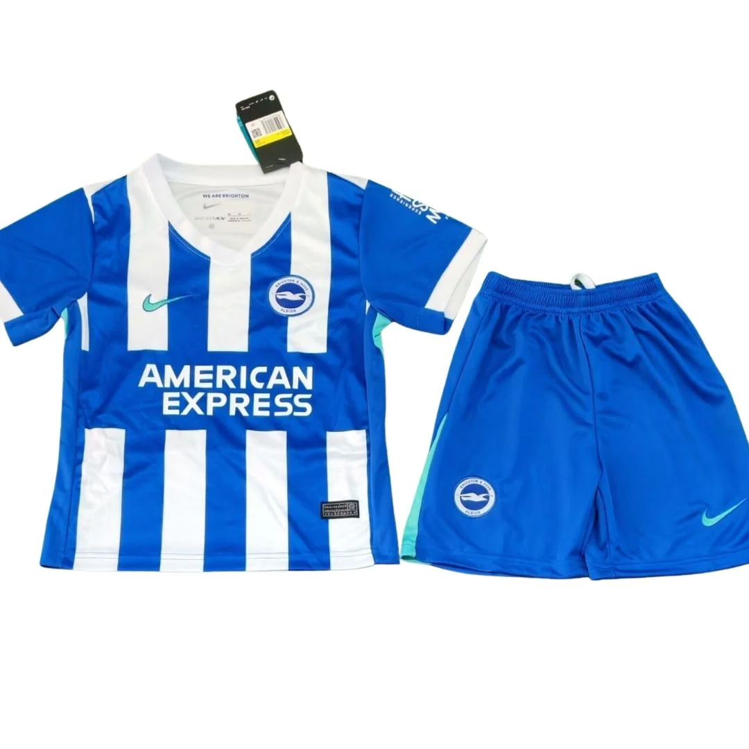 Kid's Brighton & Hove Albion Home Kit - Jersey+Shorts 2025/26