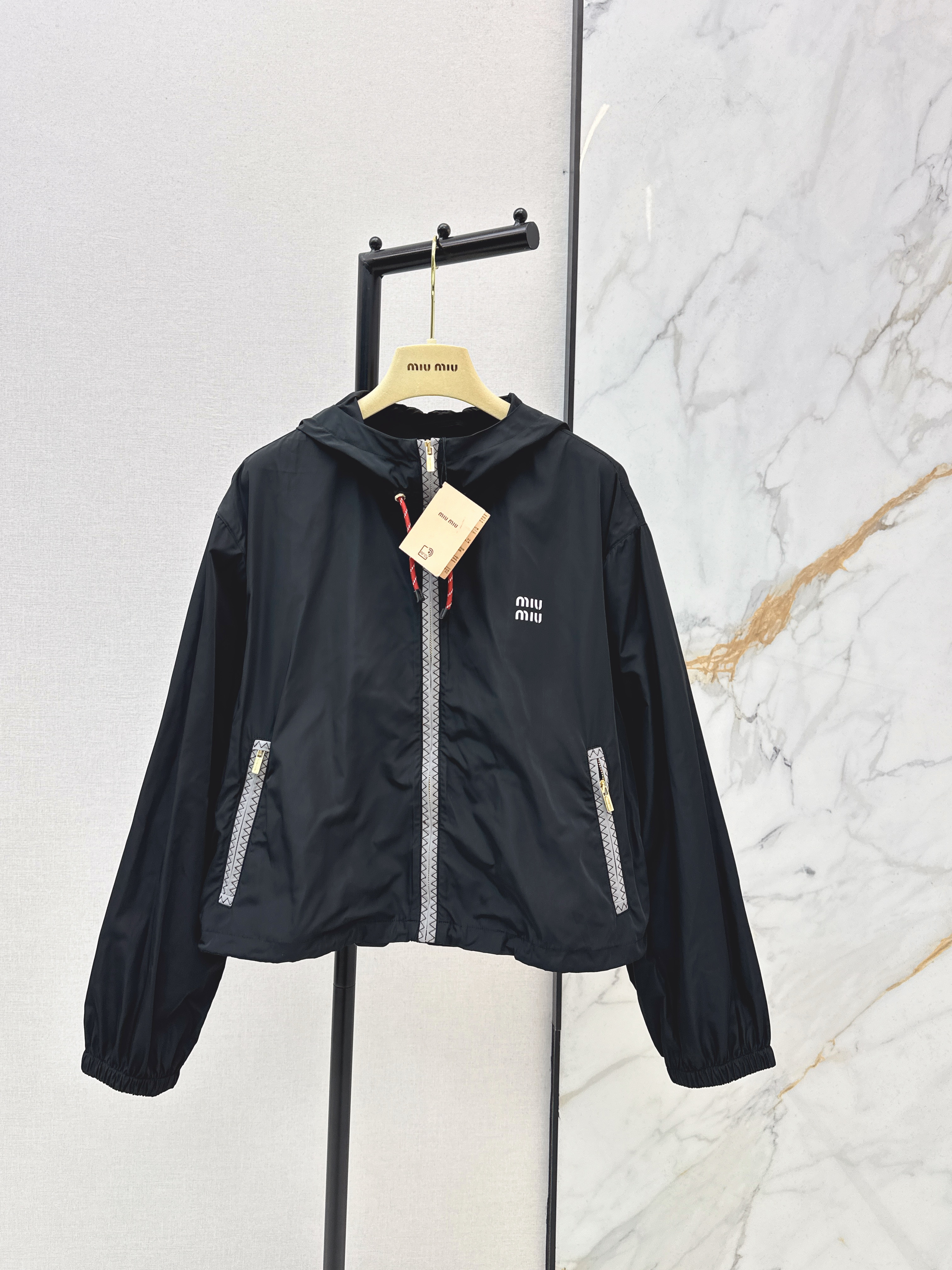 Miu New hooded jacket