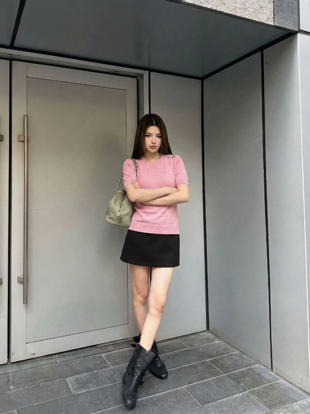 Chan NEW jacquard knitwear